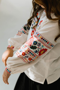 Дитяча вишита сорочка для дівчинки Яворівщина 