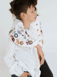 Дитяча вишита сорочка для дівчинки Бонако