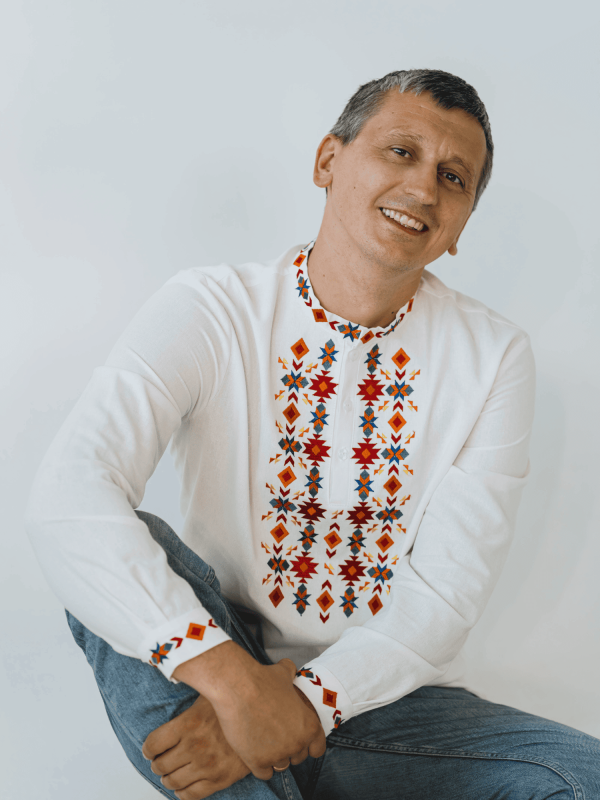 Чоловіча вишиванка Геометрія