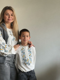 Дитяча вишита сорочка для хлопчика Сузірʼя